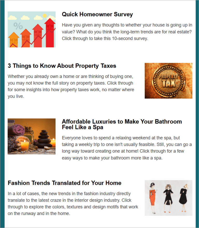 Best names for a real estate newsletter Fast Real Estate Newsletters 13